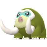 Imagen de Mamoswine variocolor macho en Pokémon Diamante Brillante y Pokémon Perla Reluciente