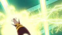 Watchog usando rayo.