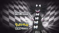 Gothitelle en el segmento "¿Quién es ese Pokémon?/¿Cuál es este Pokémon?".