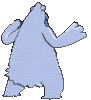 Imagen posterior de Beartic variocolor en Pokémon X, Pokémon Y, Pokémon Rubí Omega, Pokémon Zafiro Alfa, Pokémon Sol, Pokémon Luna, Pokémon Ultrasol y Pokémon Ultraluna