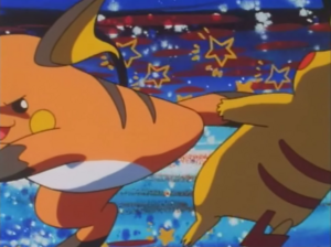 Raichu del Teniente Surge usando Megapatada.