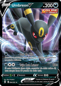 Pokémon Umbreon V - 094/203 - Ultra Rare - Sword & Shield - Evolving Skies - Single Card - Foto 5