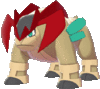Imagen de Terrakion variocolor en Pokémon Espada y Pokémon Escudo