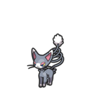 Icono de Glameow en Pokémon Diamante Brillante y Perla Reluciente
