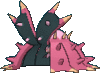 Imagen de Toxapex variocolor en Pokémon Sol, Pokémon Luna, Pokémon Ultrasol y Pokémon Ultraluna