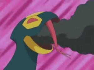 Seviper usando niebla.