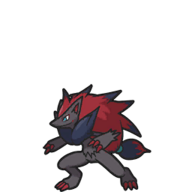 Icono de Zoroark en Pokémon Escarlata y Púrpura