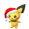 Pichu con sombrero festivo