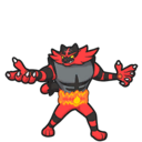 Icono de Incineroar en Pokémon Escarlata y Púrpura