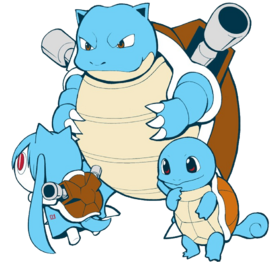 Gijinka Blastoise de aimaina Miku en The Pokémon Inside My Heart.