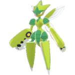Imagen de Mega-Scizor variocolor en Leyendas Pokémon: Z-A