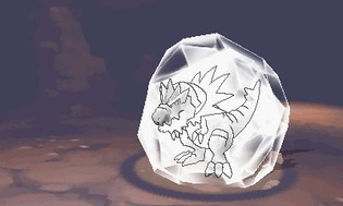 Un Tyrantrum congelado en la sexta generación.
