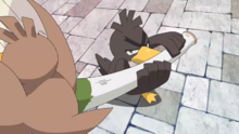 Farfetch’d de Galar salvaje usando tajo umbrío.