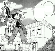 Pueblo Aromaflor en el manga Pokémon Diamond and Pearl Adventure!.