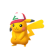 Pikachu con gorra de Ash