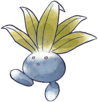 Oddish en Pokémon Rojo y Verde.