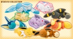 Eeveeluciones Sleeping Poké Plush