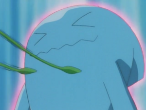 Wobbuffet usando Contraataque. Recibe Látigo cepa...