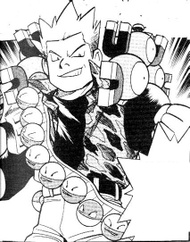 Teniente Surge en el manga Pocket Monsters Special.