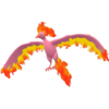 Imagen de Moltres variocolor en Pokémon Diamante Brillante y Pokémon Perla Reluciente