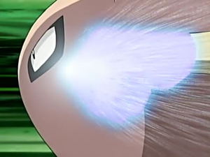Hitmonlee usando Puño Centrado/Puño Certero.