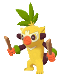 Imagen de Thwackey variocolor en Pokémon Espada y Pokémon Escudo