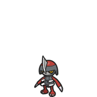 Icono de Pawniard en Pokémon Escarlata y Púrpura