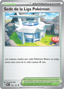 Carta Sede de la Liga Pokémon
