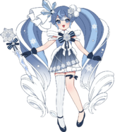 Diseño de Hatsune Miku en SNOW MIKU (2025).