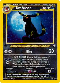 Carta de Umbreon