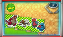 Máquina cazainsignias con el set de Pokémon