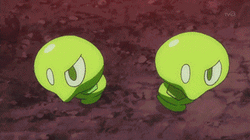 Blandito/Blandín y Z2 activando agrupamiento para convertirse en Zygarde completo.