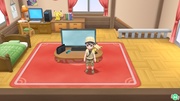 Segundo piso de la casa del protagonista en Pokémon: Let's Go, Pikachu! y Pokémon: Let's Go, Eevee!.