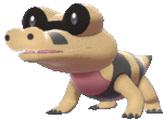 Imagen de Sandile en Pokémon Espada y Pokémon Escudo