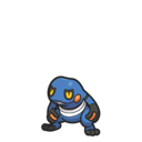 Icono de Croagunk en Pokémon Diamante Brillante y Perla Reluciente