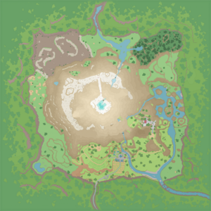 Mapa de la comarca de Noroteo (E/P)
