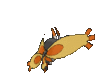 Imagen posterior de Mothim en Pokémon X, Pokémon Y, Pokémon Rubí Omega, Pokémon Zafiro Alfa, Pokémon Sol, Pokémon Luna, Pokémon Ultrasol y Pokémon Ultraluna