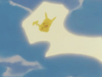 Pikachu usando impactrueno.