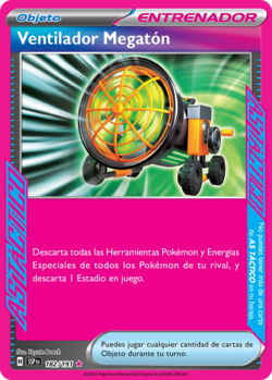 Carta Ventilador Megatón