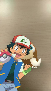 Ash en la instantánea de Pokémon GO.