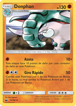 Carta de Donphan