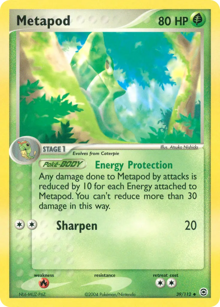 Archivo:Metapod (FireRed & LeafGreen TCG).png