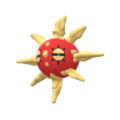 Imagen de Solrock en Pokémon Diamante Brillante y Pokémon Perla Reluciente
