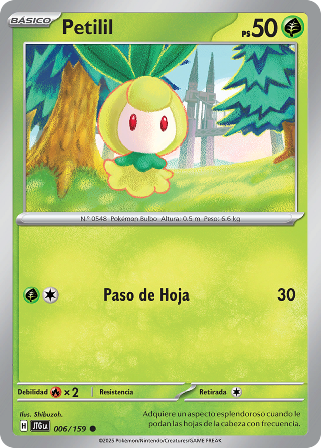 Petilil (Aventuras Compartidas TCG)/Petilil (Juntos de Aventuras TCG ...