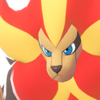 Icono de Pyroar macho en Leyendas Pokémon: Z-A