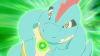 Croconaw usando poder oculto.