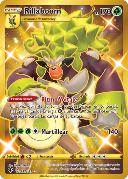 Rillaboom (Espada y Escudo 14 TCG) - WikiDex, la enciclopedia Pokémon