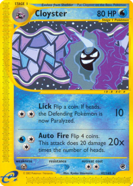 Archivo:Cloyster (Expedition Base Set 42 TCG).png