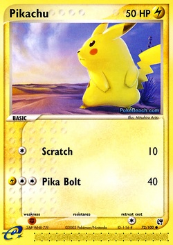 Pikachu (Sandstorm TCG) - WikiDex, la enciclopedia Pokémon
