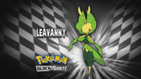 Leavanny en el segmento "¿Quién es ese Pokémon?/¿Cuál es este Pokémon?"